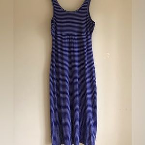 Columbia as new maxi tank dress in beautiful blue with white stripes size L